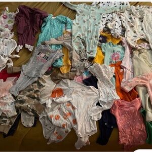 Purple and Blue Footies One Pieces Collection